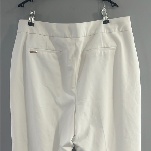 Tommy Hilfiger White Boot Cut Flare Pants - Picture 6 of 7